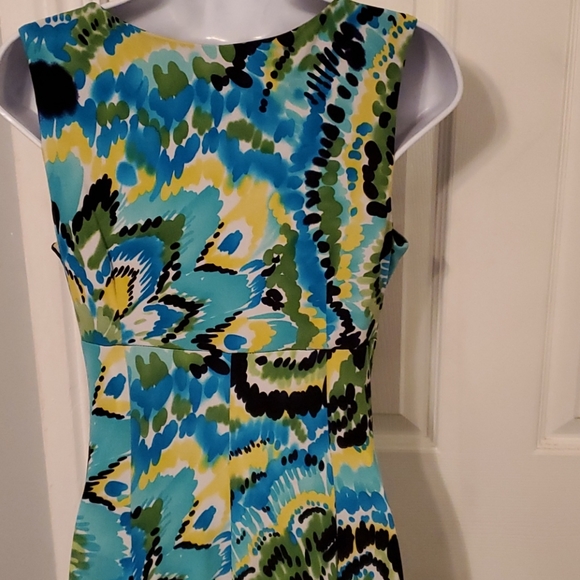 *Perceptions Petite Multicolored Dress - Picture 8 of 9